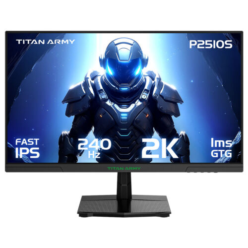 TITAN ARMY P2510S Flat 16:9 Fast IPS QHD 240Hz Gaming monitors