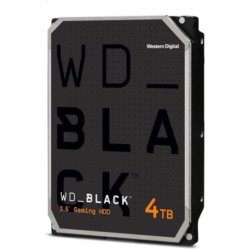 WD Black 3.5″ 4TB Gaming Hard Drive External SATA/600, CMR Method, Black