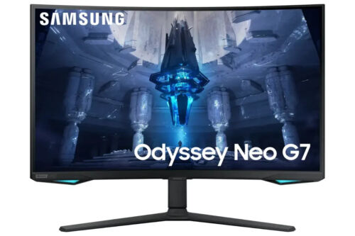 Samsung Odyssey Neo G7 32″ Curved 4K UHD FreeSync G-Sync HDR2K Gaming Monitor