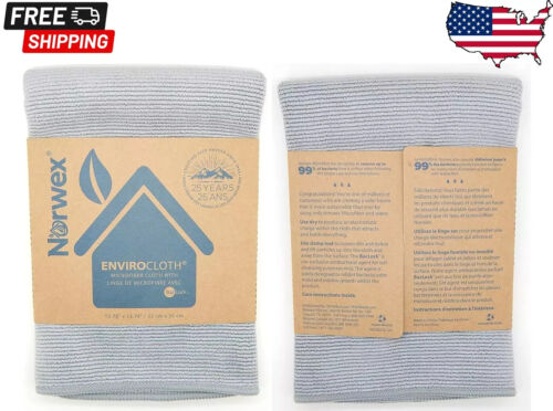 2 PCS (2 packs) Norwex Enviro Cloth Gray (Graphite) FAST FREE SHIPPING