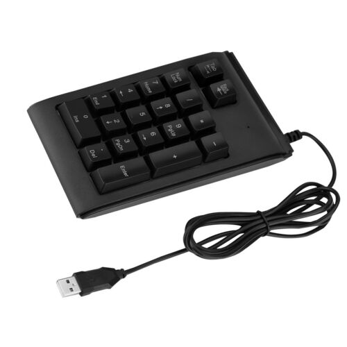 19-key 3-Color USB Numeric Keypad Mechanical Touch Feeling 10 Million Clicks Pad