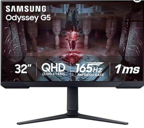 SAMSUNG 27-Inch Odyssey G55C Series QHD 1000R Curved Gaming Monitor, 1ms(MPRT)