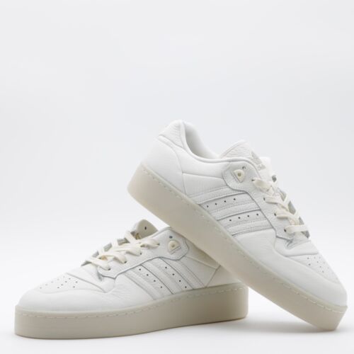 Adidas Originals Men’s Comfort Lace Up Rivalry Lux Shoes Ivory Size 10.5