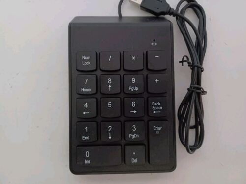 Wireless Numeric Keypad Cordless Number Keyboard Pad 18 Keys 2.4G