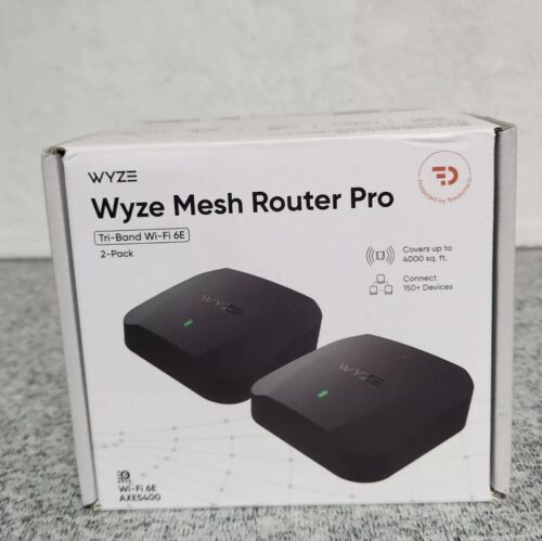 2 PACK – Wyze Wi-Fi 6E Mesh Router Pro AXE5400  *BRAND NEW*