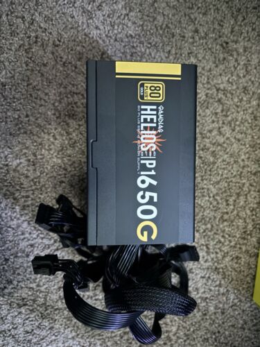 GAMDIAS HELIOS P1-650G 80+ GOLD 650W ATX DESKTOP PC Power Supply PSU