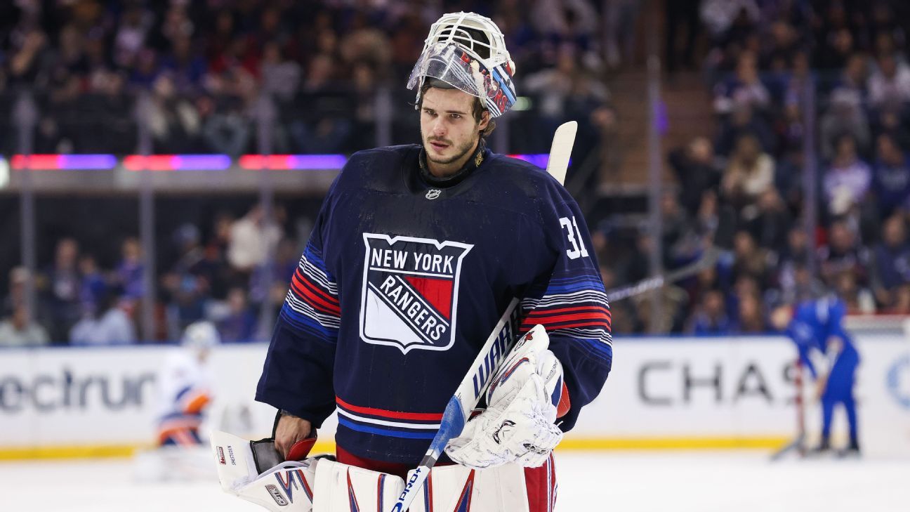 Source — Rangers place Igor Shesterkin on injured reserve