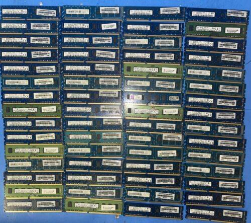 20GB (5X4GB)  RAM MEMORY PC3 ASSORTED MIX  MODELS & BRANDS  READ DECRIPTION