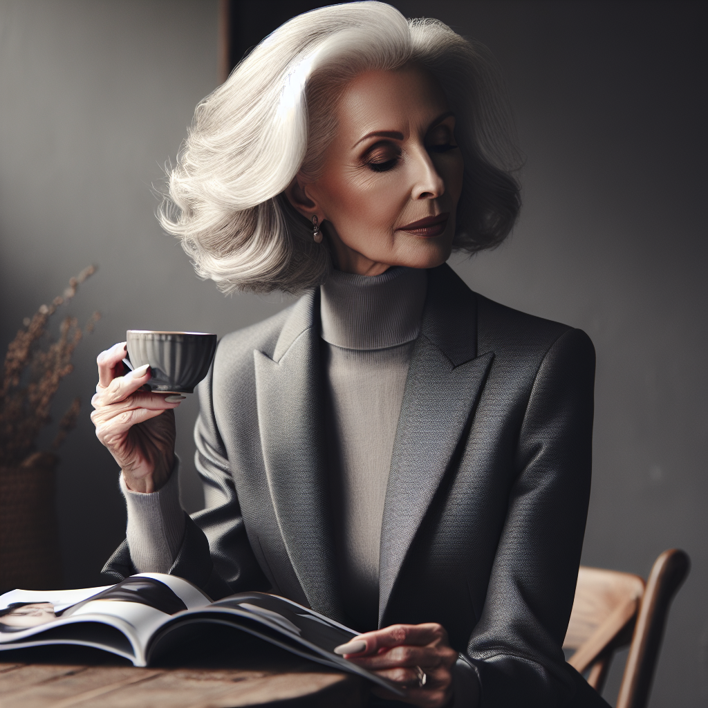 Gone Grey: Embracing the Natural Aging Process with Grace and Style