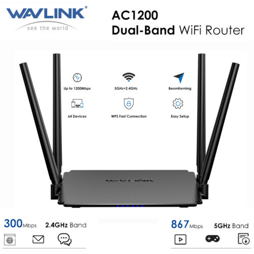 Wi-Fi 6 AX1200 Dual Band Mesh Router OFDMA Mesh & AP Mode Support 160MHz & IPv6