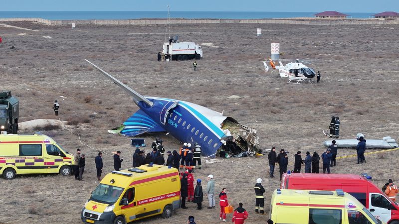 Azerbaijan Airlines plane crash: Early indications suggest Russian anti-aircraft system may have downed jet, US official says. Here’s what we know