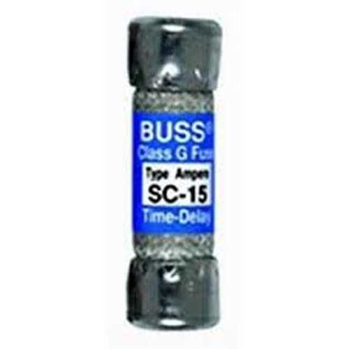 Bussmann Fuse Midget Cartridge, Time Delay 15 Amp 480V (5 PACK)