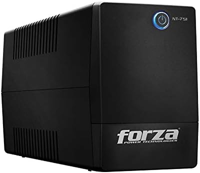 Forza UPS Battery Backup & Surge Protector 6 Outlet Battery Backup for Computer Desktop 750VA (375W) Uninterruptible Power Supply