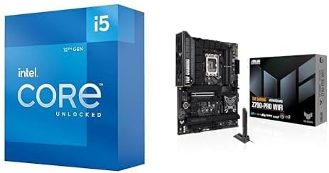 Intel Core i5-12600K Desktop Processor + ASUS TUF Gaming Z790-PRO WiFi 6E Motherboard