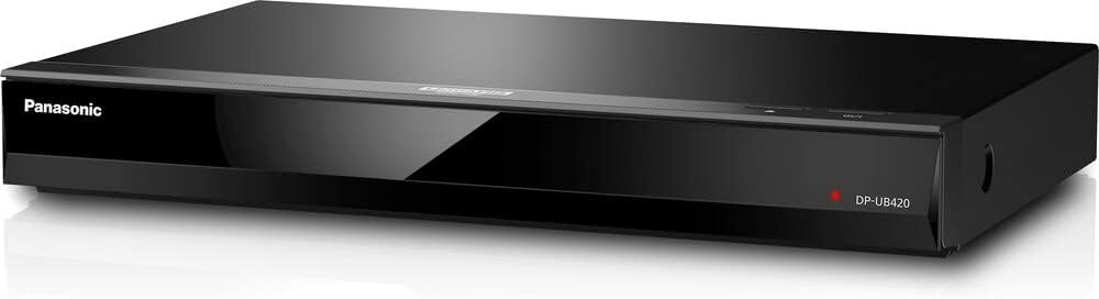 Panasonic Streaming 4K Blu Ray Player, Ultra HD Premium Video Playback with Hi-Res Audio, Voice Assist – DP-UB420-K (Black)