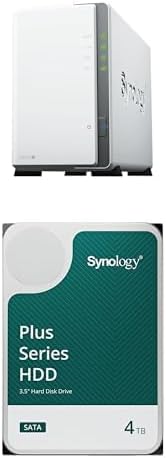 Synology 2 Bay DiskStation DS223j with 2 x HAT3300-4T