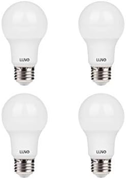 LUNO A19 Dimmable LED Bulb, 5.5W (40W Equivalent), 450 Lumens, 2700K (Soft White), Medium Base (E26), UL & ENERGY STAR (4-Pack)