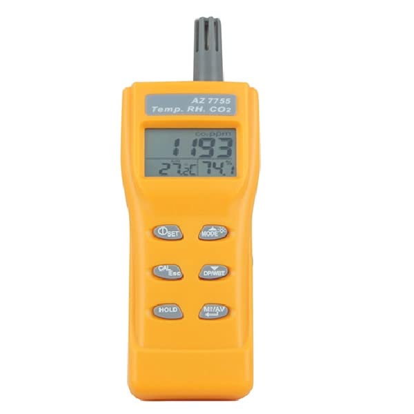 CO2 Temp RH Meter Heldhold CO2 Detector Indoor Air Quality Monitor for Office, Classroom, Factory, Home