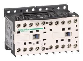 SCHNEIDER ELECTRIC LC2K1201B7 CONTACTOR, 3PST-NO, 24VAC, DIN RAIL