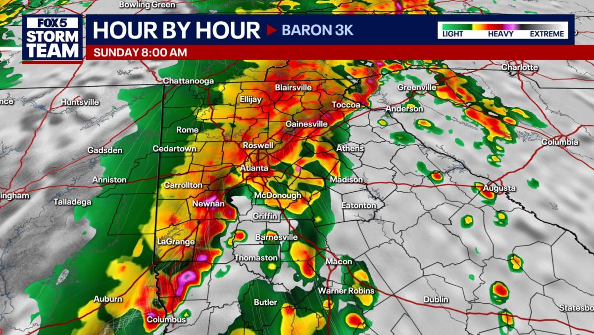 Georgia bracing for severe storm threat overnight