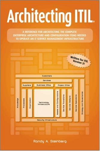 Architecting ITIL: A Reference for Architecting the Complete Enterprise Architecture and Configuration Items Needed to Operate an It Service Management Infrastructure