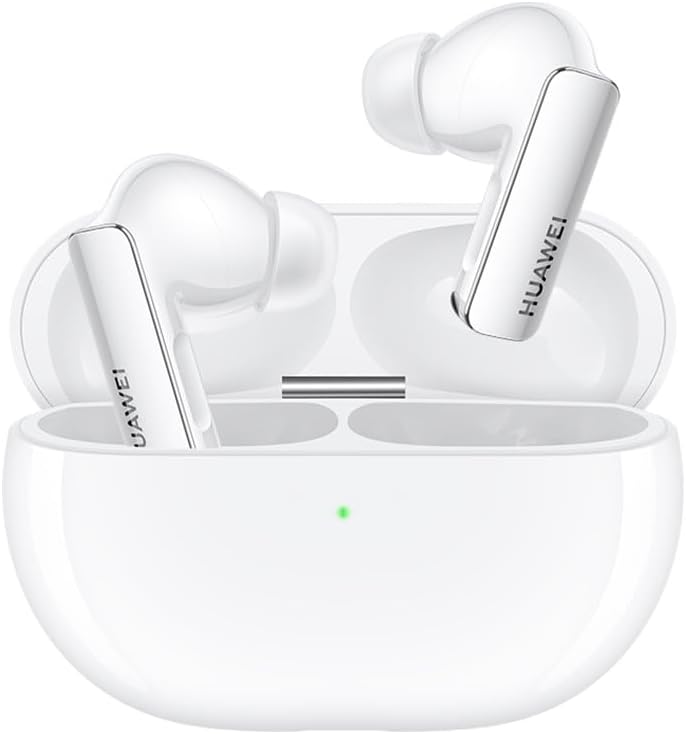 HUAWEI FreeBuds Pro 3 – Dual Speaker Premium Sound, Noise Cancellation for Calls – Up to 31-Hour Battery Life with Charging Case – Bluetooth Earbuds – Ceramic White