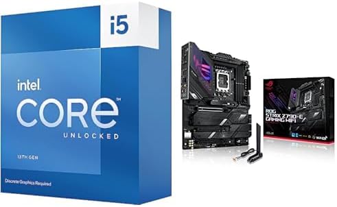 Intel Core i5-13600KF Desktop Processor + ASUS ROG Strix Z790-E Motherboard