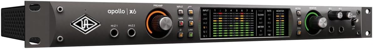 Universal Audio Apollo X6 Thunderbolt 3 Audio Interface