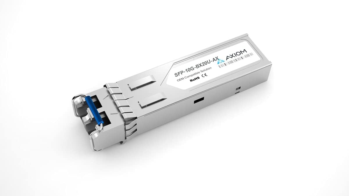 Axiom Memory – SFP-10G-BX20U-AX Cisco SFP+ Module – for Data Networking, Optical Network – 1 LC Simplex 10GBase-BX20-U Network – Optical Fiber Single-Mode – 10 Gigabit Ethernet –