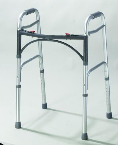 Drive Medical Easy-Release 2 Button Folding Walker Youth, 7.5 Pound