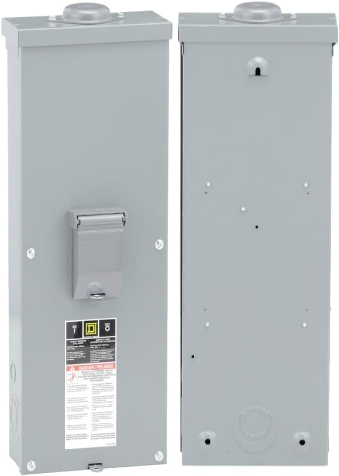 SCHNEIDER ELECTRIC Enclosure Cir Brkr Qom2 225-Amp 2 Pole N3R QOM22225NRB Panel