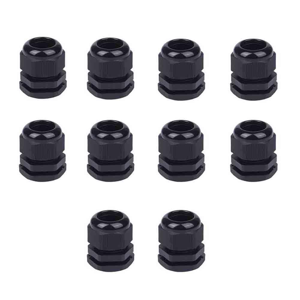 PG7 PG9 PG11 PG13 .5 PG16 PG21 nylon rotary joint fixed lock head connector (PG36, black)