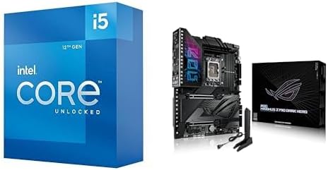 Intel Core i5-12600K Desktop Processor + ASUS ROG Maximus Z790 Dark Hero WiFi 7 Motherboard