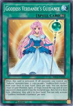 Yu-Gi-Oh! – Goddess Verdande’s Guidance – SHVA-EN009 – Super Rare – 1st Edition – Shadows in Valhalla