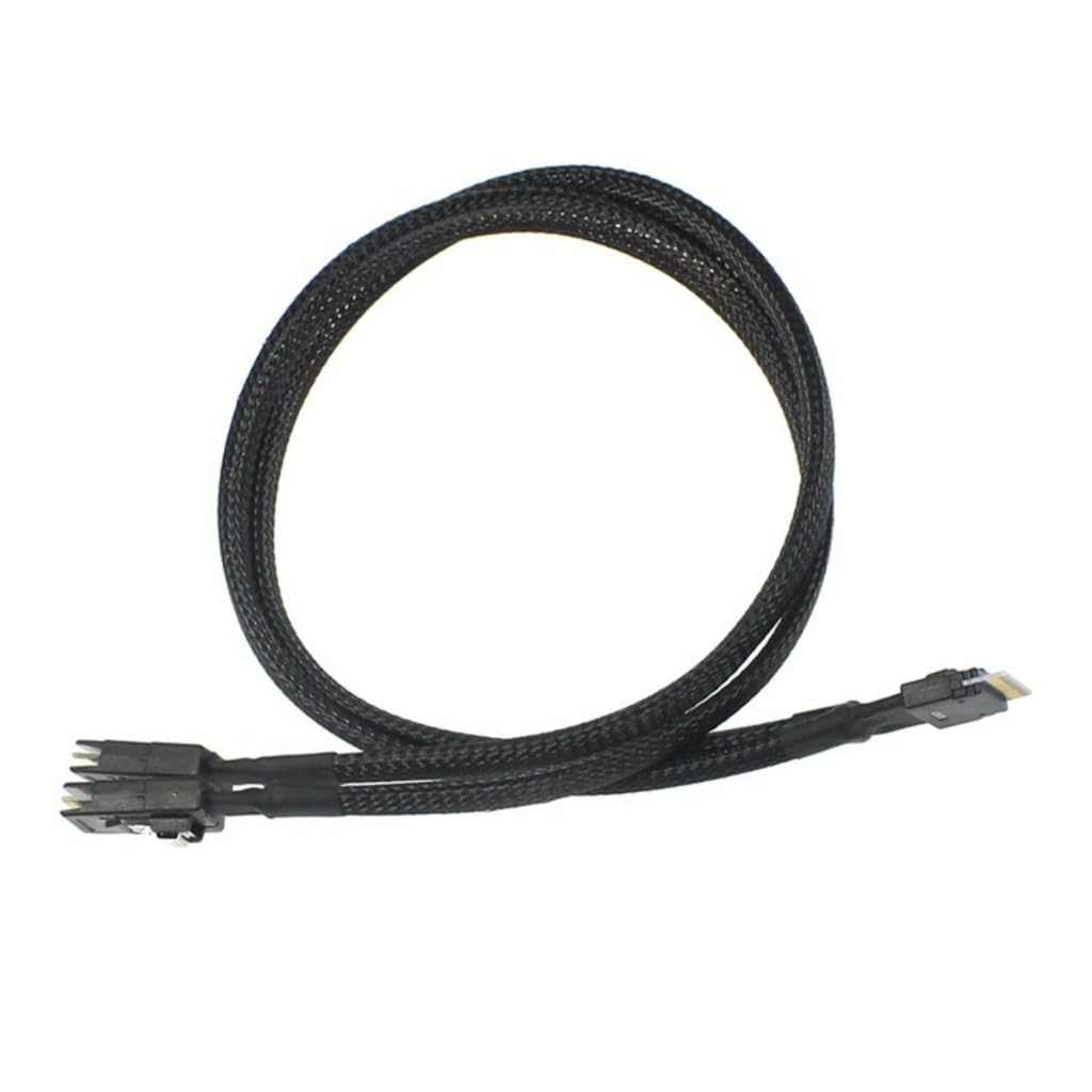 Professional SFF8654 8i to 2xMini 36Pin SFF8087 Cable Highly Speed Data Transfer for Server Maintenances Connection