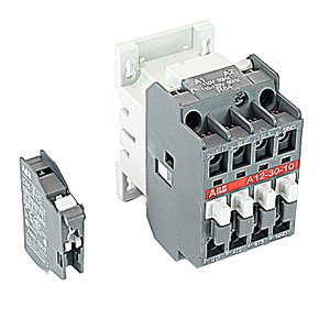 ABB A12-30-10-80 Contactor, 220 – 240 VAC Coil, 11 A at 3-Phase, 25 A at 1-Phase