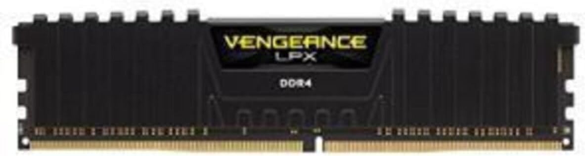 Corsair Vengeance LPX 16GB (1x16GB) DDR4 3600 (PC4-28800) C18 Optimized for AMD Ryzen – Black (CMK16GX4M1Z3600C18)