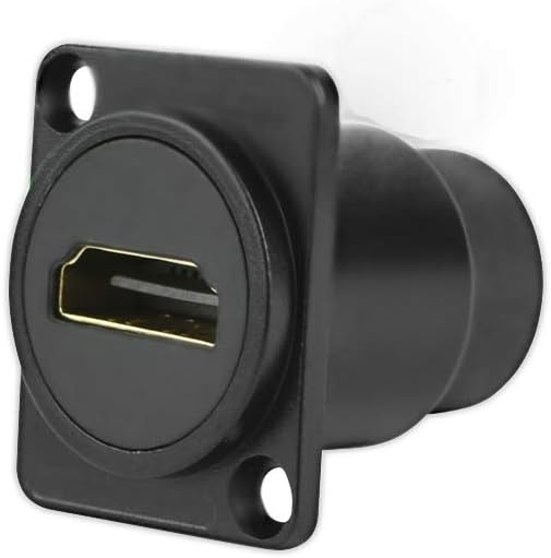 Toronce HDMI D Series Panel-Mount Connector | D-HDMI-A-B HDMI Pass Through Connector