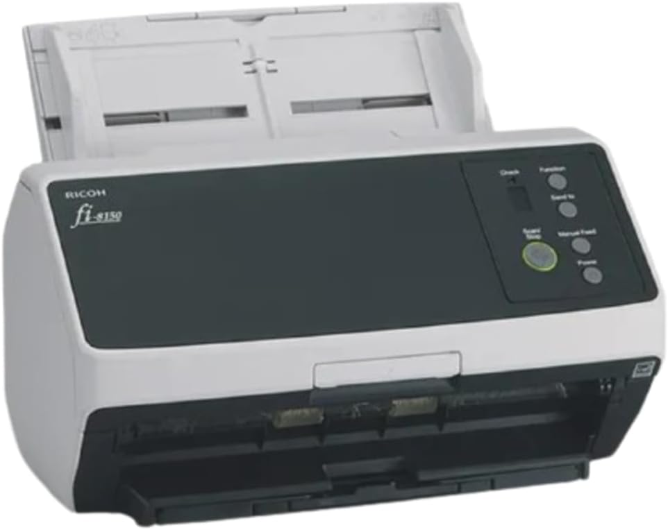 Fujitsu fi-8150 Color Double-Sided Network-Enabled Desktop Scanner with Auto Document Feeder (ADF)