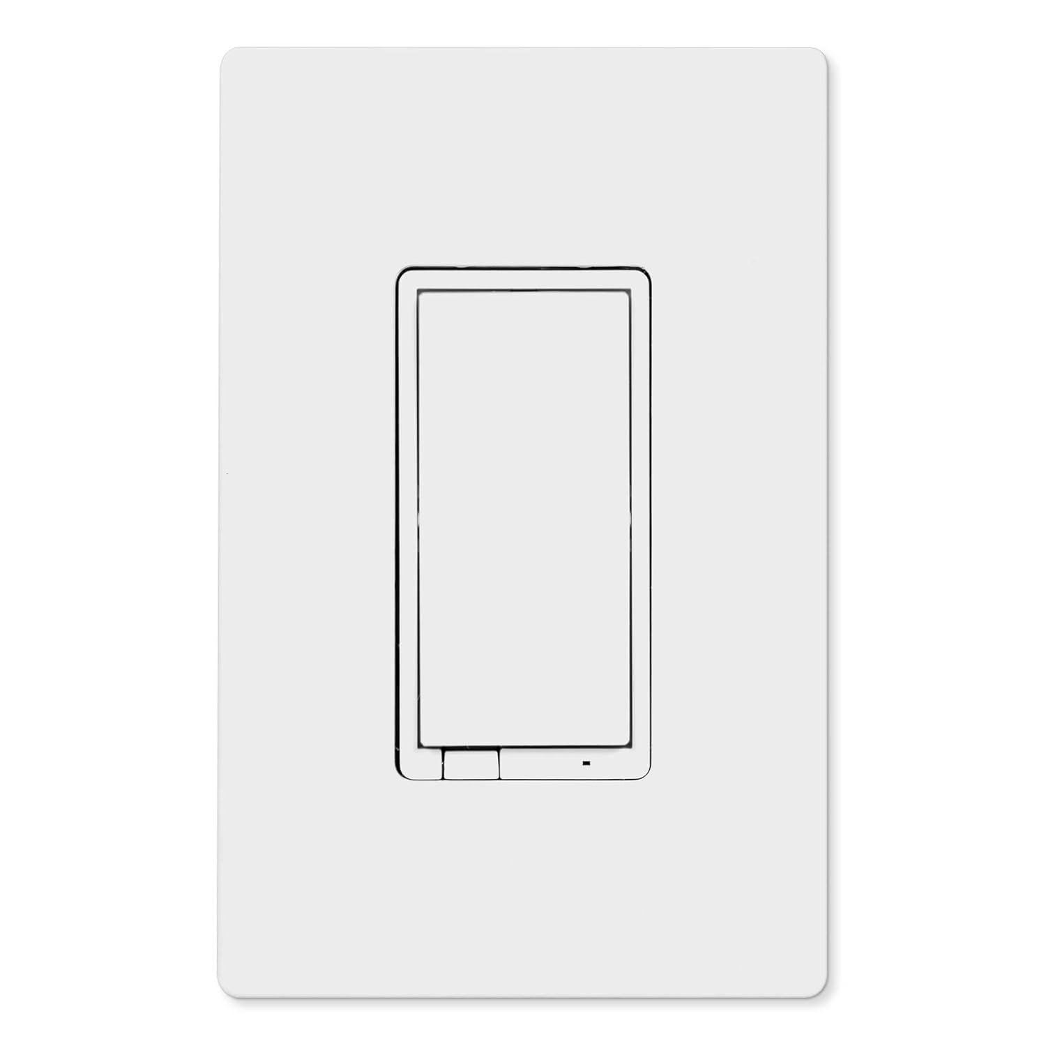 Enbrighten Z-Wave Light Dimmer with QuickFit & SimpleWire, 3-Way Ready, Works with Alexa, Google Assistant, Z Wave Hub Required, Repeater/Range Extender, Smart Switch, White & Almond, 700Series, 58438