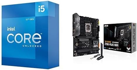 Intel Core i5-12600K Desktop Processor + ASUS TUF Gaming Z790-Plus Motherboard