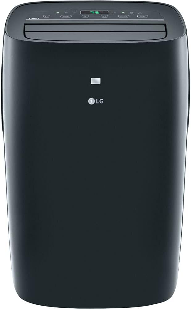 LG 8,000 BTU Smart Portable Air Conditioner, 115V, Cools 350 Sq.Ft. (14′ x 25′ Room Size), Portable Air Conditioner for Home with Voice Control, Works ThinQ, Amazon Alexa, and Hey Google