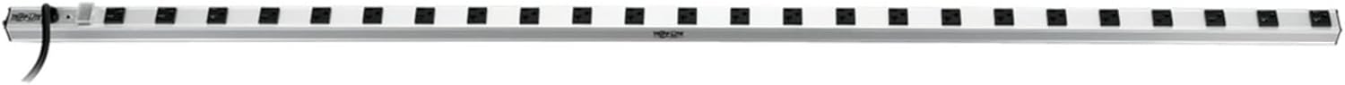 Tripp Lite 24 Outlet Bench & Cabinet Power Strip, 22 5-15R & 2 5-15/20R, 72 in. Length, 15ft Cord with 5-20P Plug (PS7224-20),Black