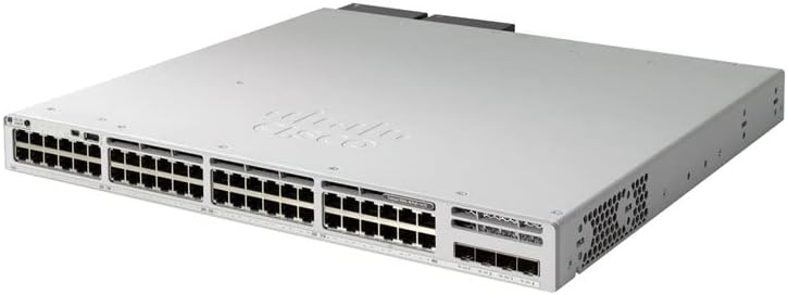 Cisco C9300L-48PF-4X-E Catalyst 9300L 48-Port Full PoE+ 4X10G Uplinks Network Essentials Switch (Renewed)