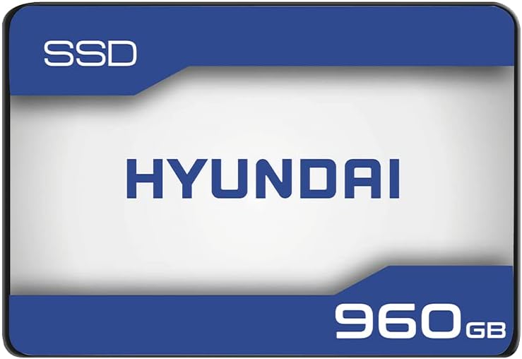 HYUNDAI 960GB NAND SATA 2.5 Inch Internal SSD for Faster PC and Laptop Sequential Read/Write speeds up to 550MB/s and 480MB/s, comparable to 1TB SSD – C2S3T/960G