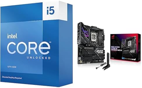 Intel Core i5-13600KF Desktop Processor + ASUS ROG Strix Z790-E Gaming WiFi II Motherboard