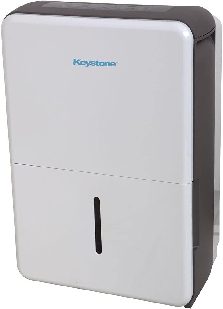 Keystone Energy Star 35-Pint Portable Dehumidifier for Extra Large Rooms up to 1,500 Sq.Ft. with Auto-Shutoff & Timer – Quiet Home Dehumidifier and Moisture Absorber For Basement, Garage, Living Room