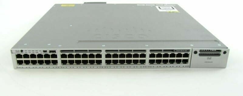 Cisco WS-C3850-48P-E 48 Port PoE+ IP Services 3850 Switch (Renewed)