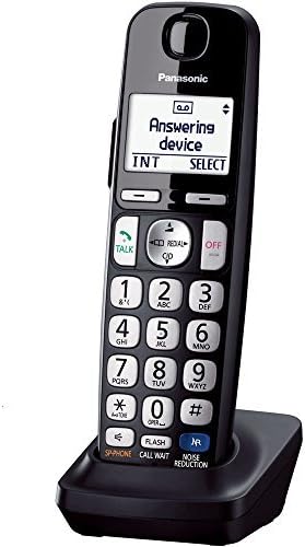 Panasonic Cordless Phone Handset Accessory Compatible with KX-TGE463S / KX-TGE474S / KX-TGE475S Series Cordless Phone Systems – KX-TGEA40S (Silver)