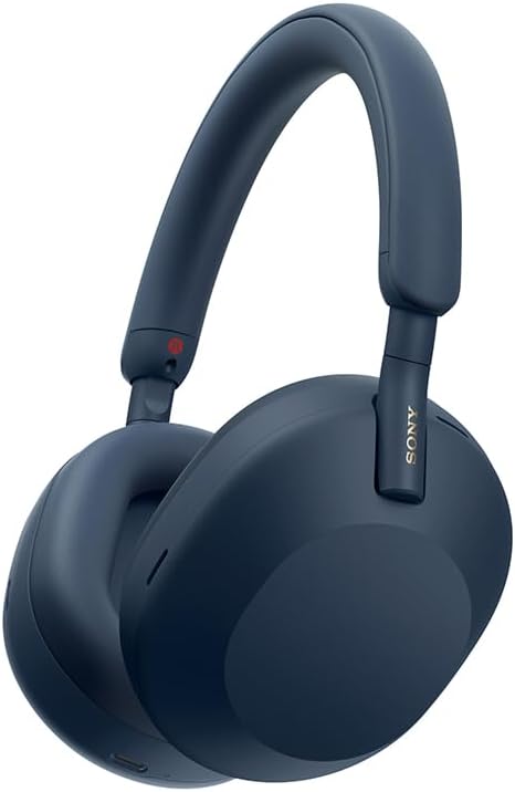 Sony WH-1000XM5 Noise Canceling Wireless Headphones – 30hr Battery Life – Over-Ear Style – Optimized for Alexa and Google Assistant – Built-in mic for Calls – Midnight